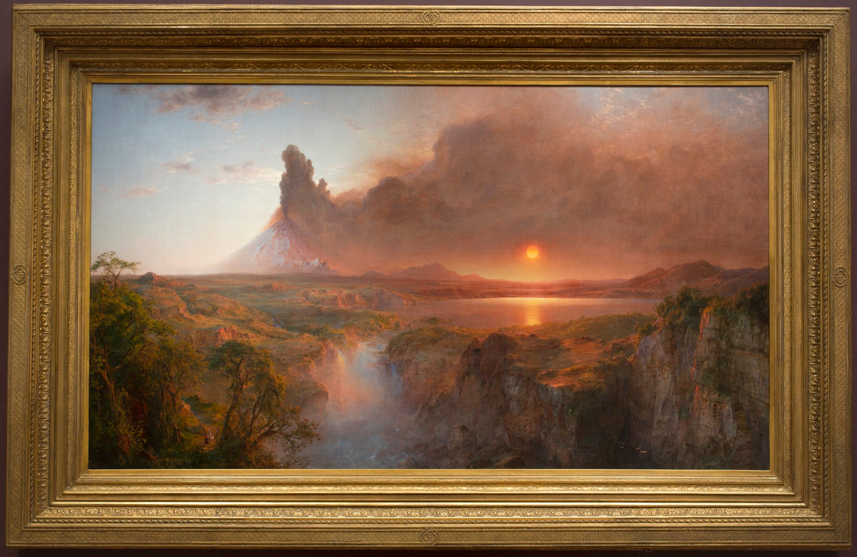 Papier peint panoramique Volcan tropical - Montagnes & Horizons