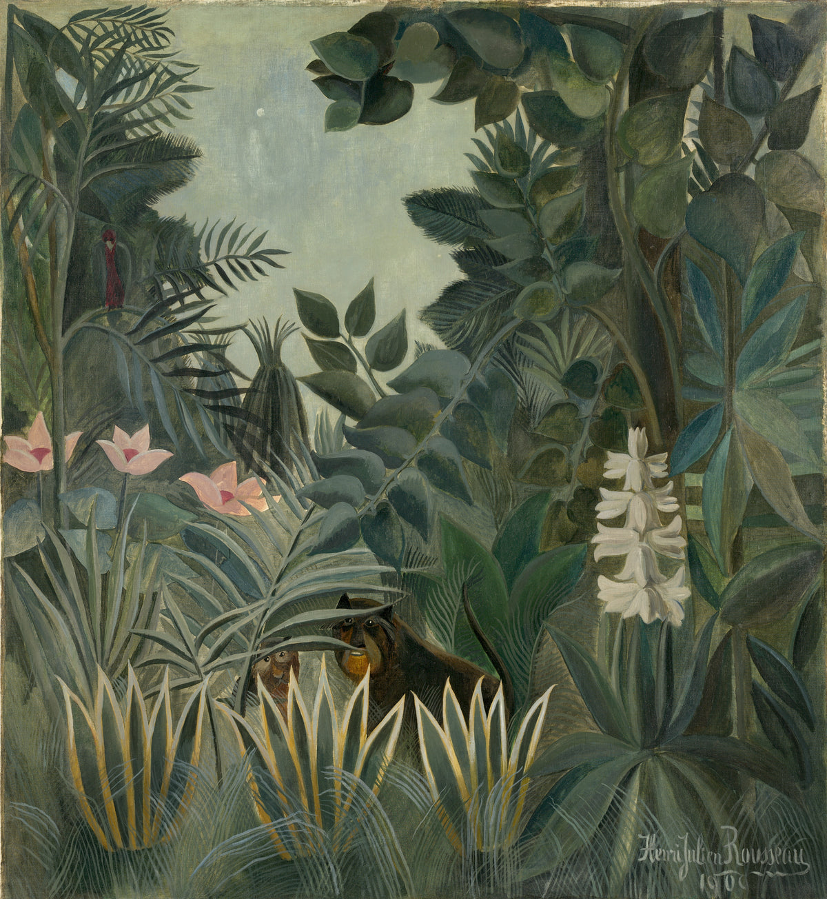 Papier peint panoramique Jungle équatoriale - Jungle & Tropical