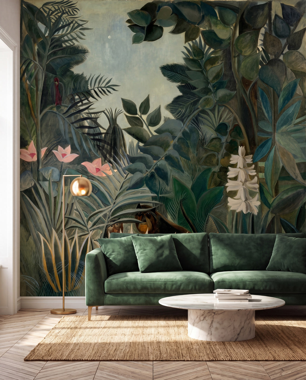Papier peint panoramique Jungle équatoriale